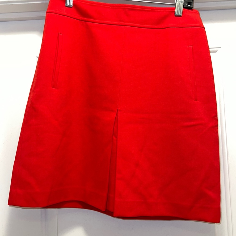 Womens 4P Red Ann Taylor LOFT Skirt